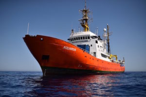 L'Aquarius - 25 maggio 2016 (GABRIEL BOUYS/AFP/Getty Images)